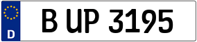 Truck License Plate
